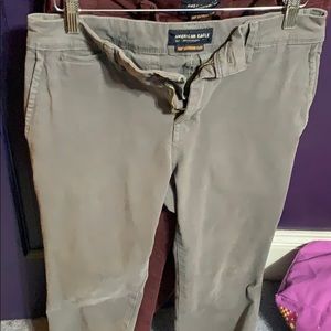 Grey American eagle extreme flex pants